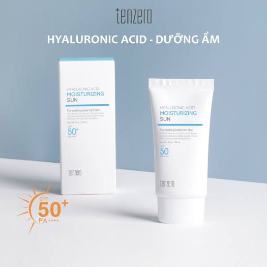 Kem Chống Nắng Dưỡng Ẩm Da Tenzero Hyaluronic Acid Moisturizing Sun ...
