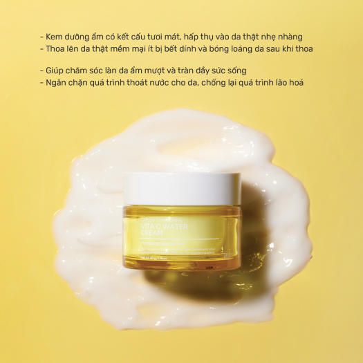 Kem Dưỡng Ẩm Làm Sáng Da, Căng Mướt Quýt Xanh Tenzero Green Tangerine Vitamin C Water Cream 50g