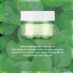 Kem Dưỡng Ẩm Làm Dịu Da, Phục Hồi Da Chiết Xuất Rau Má Tenzero Cica Relief Water Cream 50g