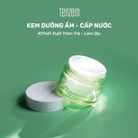 Kem Dưỡng Ẩm Làm Dịu Da, Săn Chắc Tràm Trà Tenzero Tea Tree Clearing Water Cream 50g