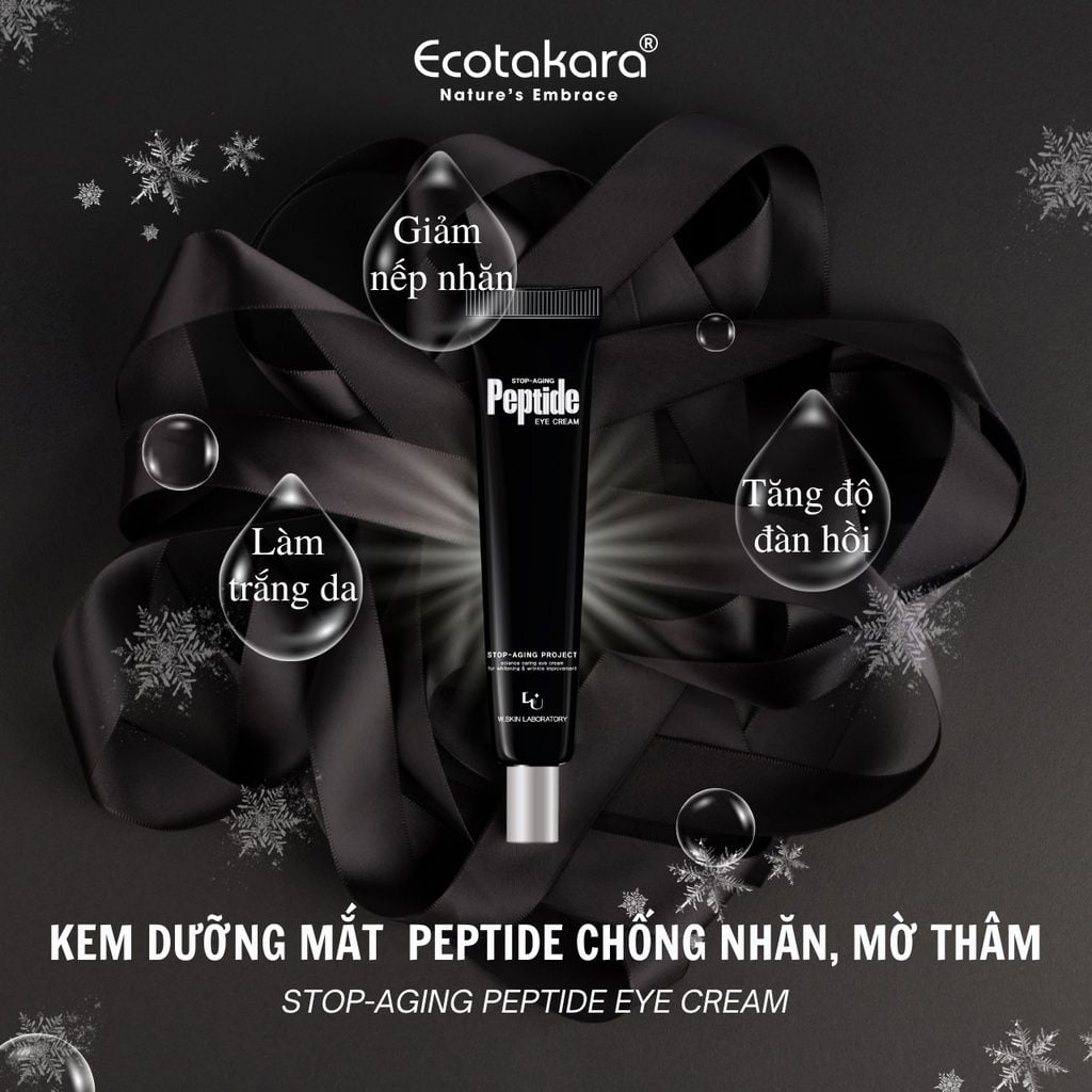 Kem chống nhăn và giảm quầng thâm vùng mắt - STOP-AGING PEPTIDE EYE CREAM (30ml)