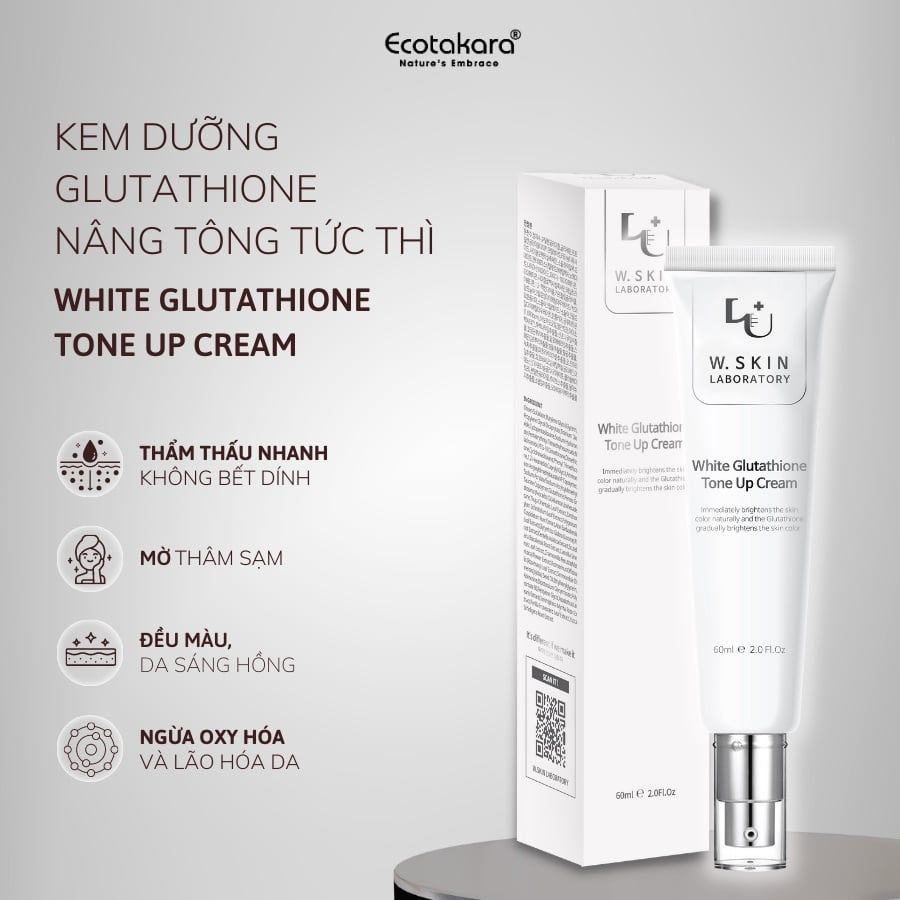 Kem dưỡng làm trắng da - WHITE GLUTATHIONE TONE UP CREAM (60ml)