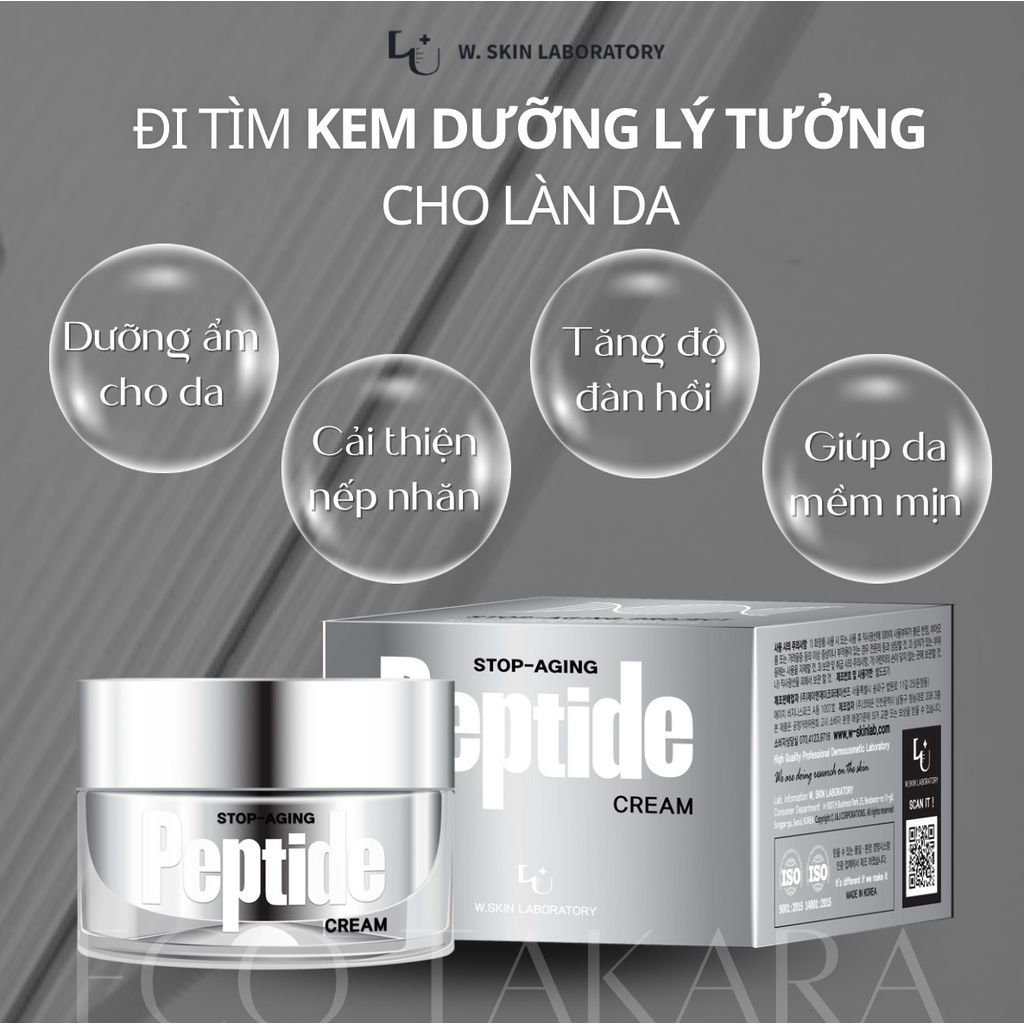 Kem dưỡng da giảm nếp nhăn và nâng cơ - STOP-AGING PEPTIDE CREAM (50ml)