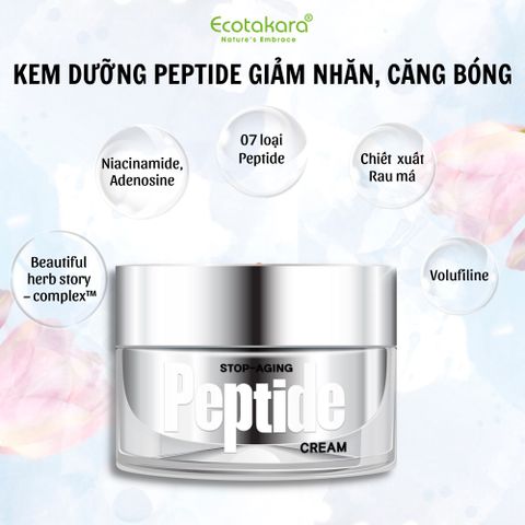 Kem dưỡng da giảm nếp nhăn và nâng cơ - STOP-AGING PEPTIDE CREAM (50ml)