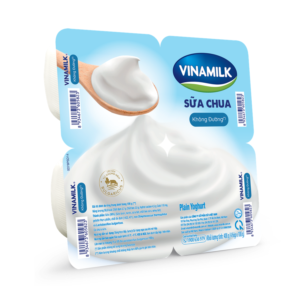 Sữa Chua Ăn Vinamilk không đường 100g