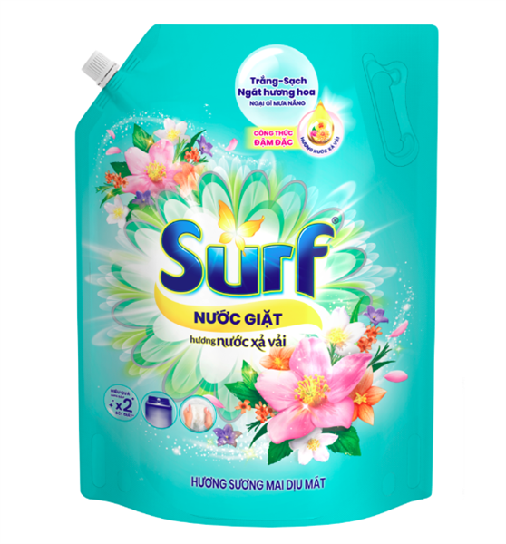 SURF Nước giặt Hương Sương Mai Dịu Mát 2.9Kg