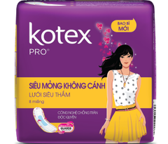 Băng Vệ Sinh Kotex Pro SMC 8 miếng