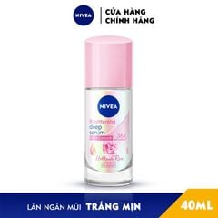 Lăn Ngăn Mùi Nivea Serum Trắng Mịn Hương Hoa Hồng Hokkaido (40 ml) - 85301