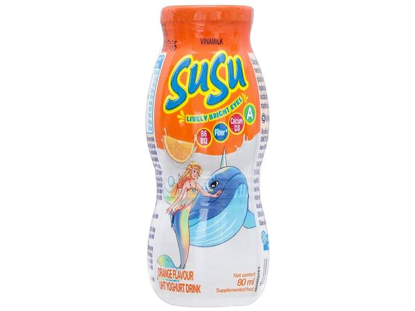 SCU TT hương cam có thạch VNM SuSu chai PET 80ml