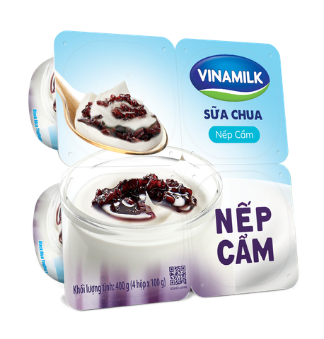 Sữa Chua Ăn Vinamilk Love Yogurt Nếp Cẩm 100g (24H/T)