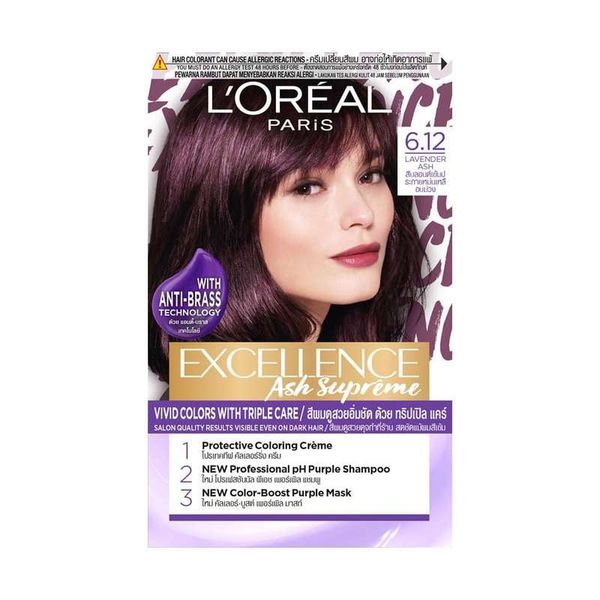 Kem Nhuộm Dưỡng Tóc Màu Thời Trang L'oreal Excellence Fashion 6.12 172ML