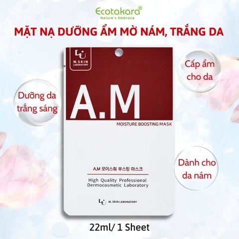 Mặt nạ cấp nước cho da bị nám, vết thâm - A.M MOISTURE BOOSTING MASK