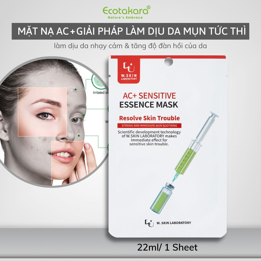 Mặt nạ cấp nước cho da mụn - AC+ SENSITIVE ESSENCE MASK