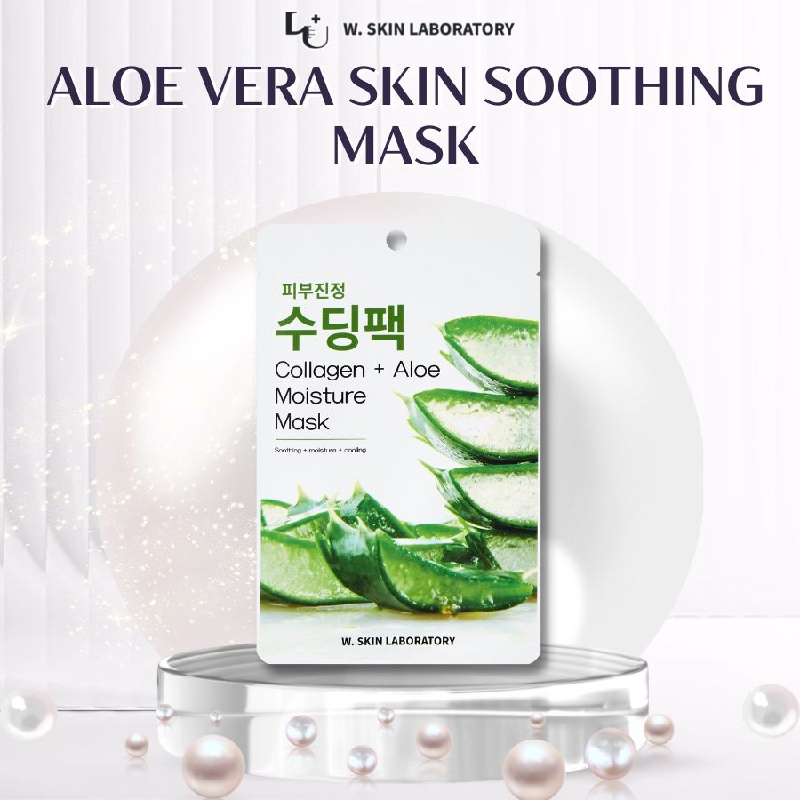 Mặt nạ collagen lô hội - ALOE VERA SKIN SOOTHING MASK