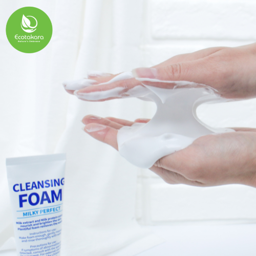 {HÀNG CHÍNH HÃNG} Sữa rửa mặt tạo bọt MILKY PERFECT CLEANSING FOAM (120ml) chiết xuất từ sữa và 3 loại hạt ngũ cốc đen giúp làm sạch da hoàn hảo và thải độc tố cho da sáng mịn tinh khiết