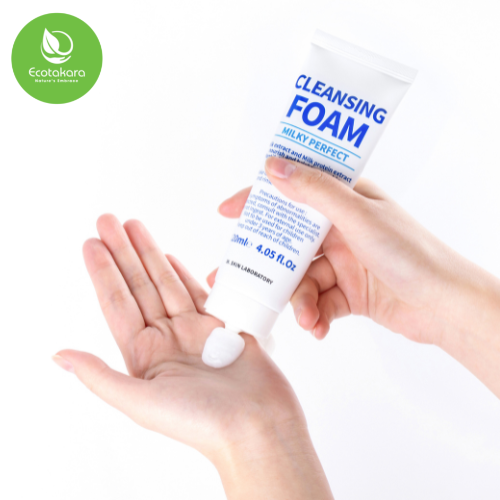 {HÀNG CHÍNH HÃNG} Sữa rửa mặt tạo bọt MILKY PERFECT CLEANSING FOAM (120ml) chiết xuất từ sữa và 3 loại hạt ngũ cốc đen giúp làm sạch da hoàn hảo và thải độc tố cho da sáng mịn tinh khiết
