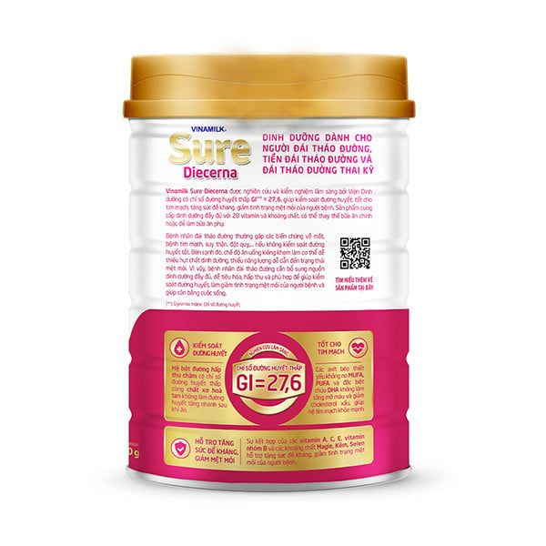 Sữa Bột Vinamilk Sure Diecerna HT900g
