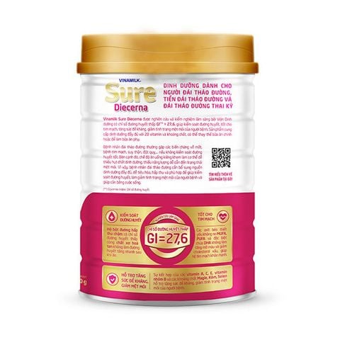 Sữa Bột Vinamilk Sure Diecerna HT900g