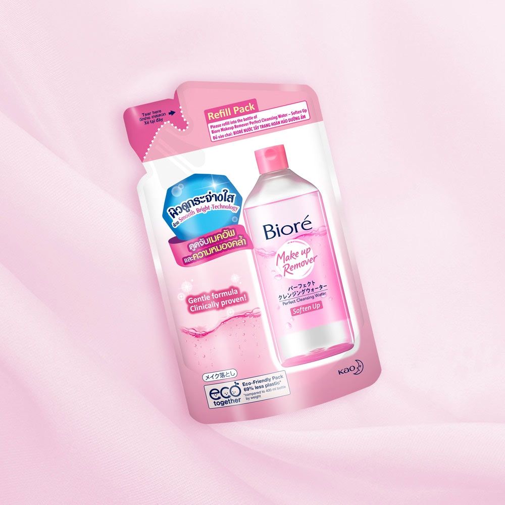 Nước Tẩy Trang Dưỡng Ẩm Bioré 300ml Perfect Cleansing Water Soften Up