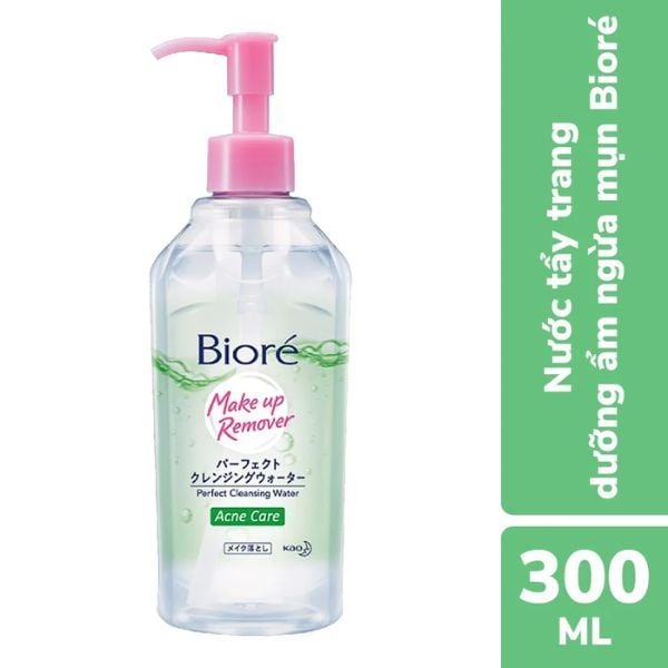 Nước Tẩy Trang Biore Make Up Remover Ngừa Mụn 300ml