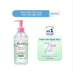 Nước Tẩy Trang Biore Make Up Remover Ngừa Mụn 300ml