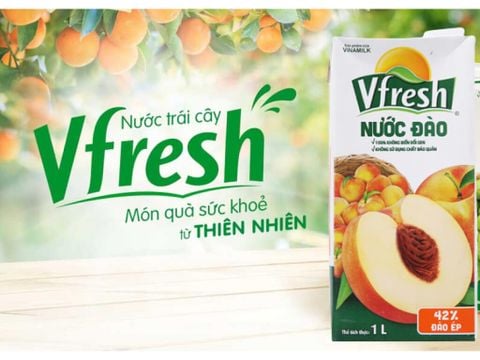 Nước đào VFresh 1L