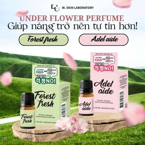 Nước hoa vùng kín 100% tinh dầu nguyên chất hương thơm tươi mát (BÙA YÊU KỲ DIỆU)_UNDER FLOWER PERFUME FOREST FRESH (5ml) {Có tem phụ nhập khẩu chính ngạch}