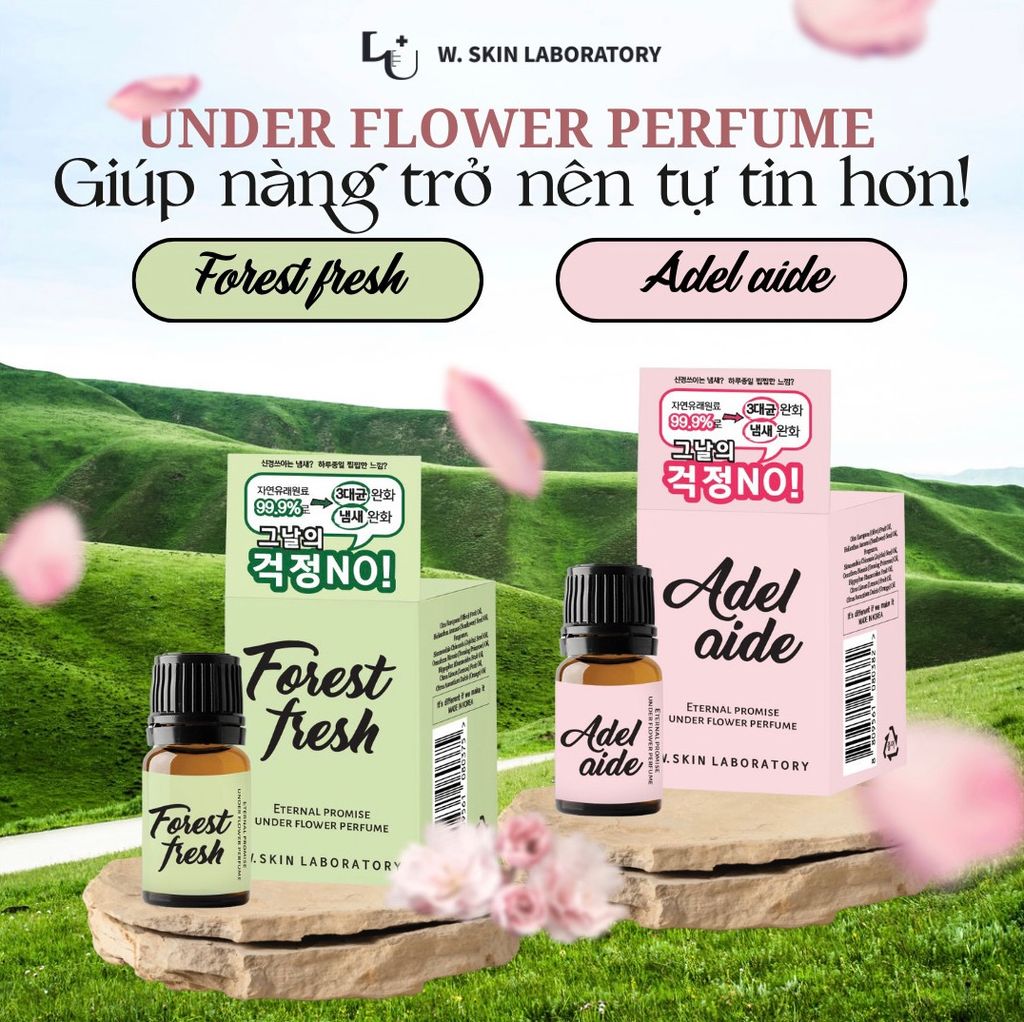 {HÀNG CHÍNH HÃNG} Nước hoa vùng kín nguyên chất 100% tinh dầu tự nhiên cô đặc không pha loãng (BÙA YÊU KỲ DIỆU)_ Under Flower Perfume Adel aide (5ml) {Có tem phụ nhập khẩu chính ngạch}
