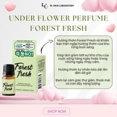Nước hoa vùng kín 100% tinh dầu nguyên chất hương thơm tươi mát (BÙA YÊU KỲ DIỆU)_UNDER FLOWER PERFUME FOREST FRESH (5ml) {Có tem phụ nhập khẩu chính ngạch}
