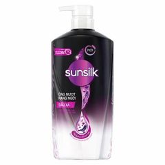 SUNSILK Dầu Xả Óng Mượt Rạng Ngời (Đen) 640g
