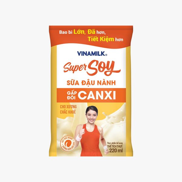 SĐN VNM Super Soy Gấp Đôi Canxi F220ml