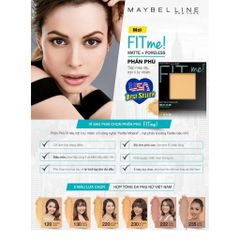 Phấn Phủ Mịn Lì Tự Nhiên Fit Me Maybelline #120 Classic Ivory - Dành cho da sáng
