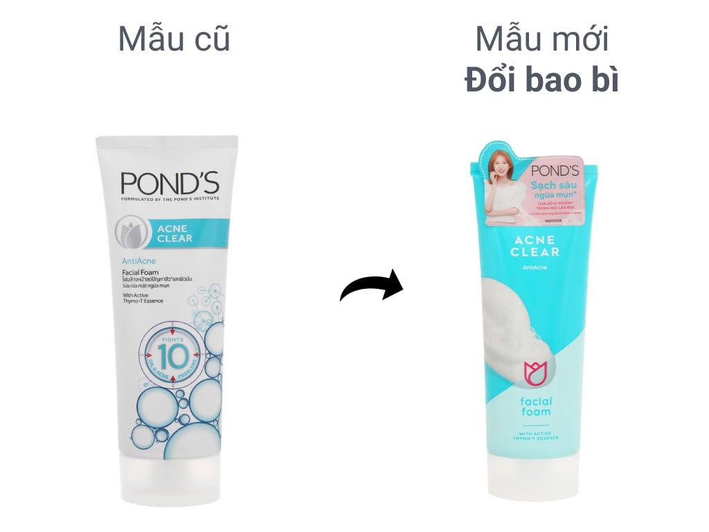 POND'S Sữa Rửa Mặt Ngừa Mụn 50g