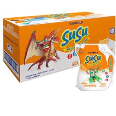 Sữa Chua Uống Tiệt Trùng Hương Cam Vinamilk Susu Túi 110ml