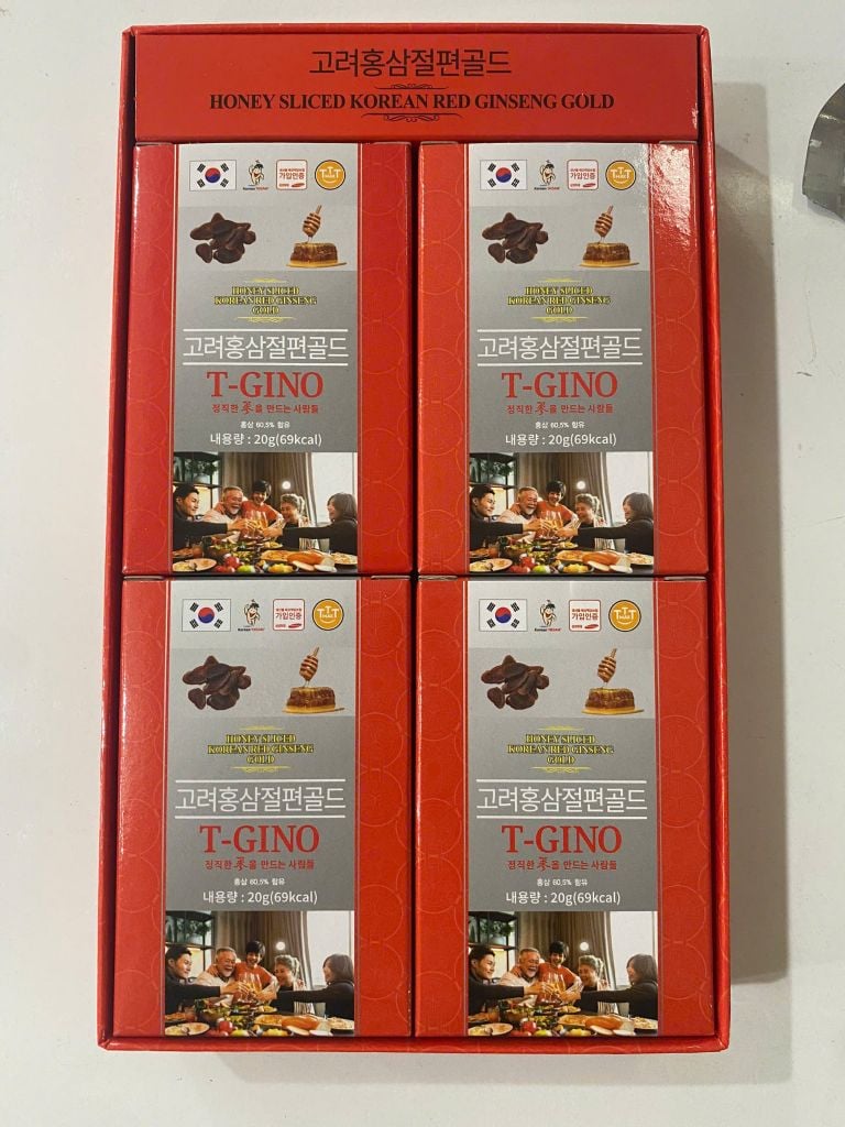 SÂM LÁT TẨM MẬT ONG (T-GINO 80G) ĐỎ