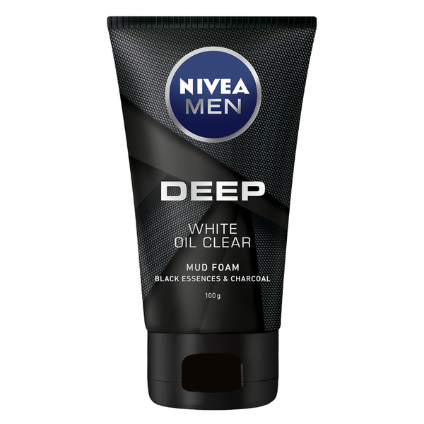 Sữa Rửa Mặt NIVEA MEN Deep Than Đen Hoạt Tính Sáng Da | Sạch Nhờn (100 g) - 84415