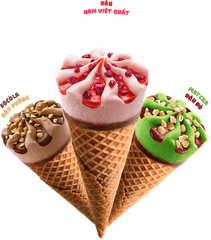 Kem Ốc Quế Matcha Đậu Đỏ Delight 110ml