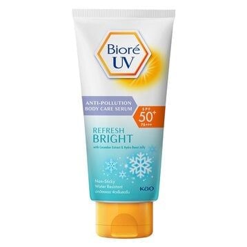 Serum Chống Nắng Dưỡng Thể Bioré - Sáng Mịn Mát Lạnh 150ml (Xanh bạc hà)