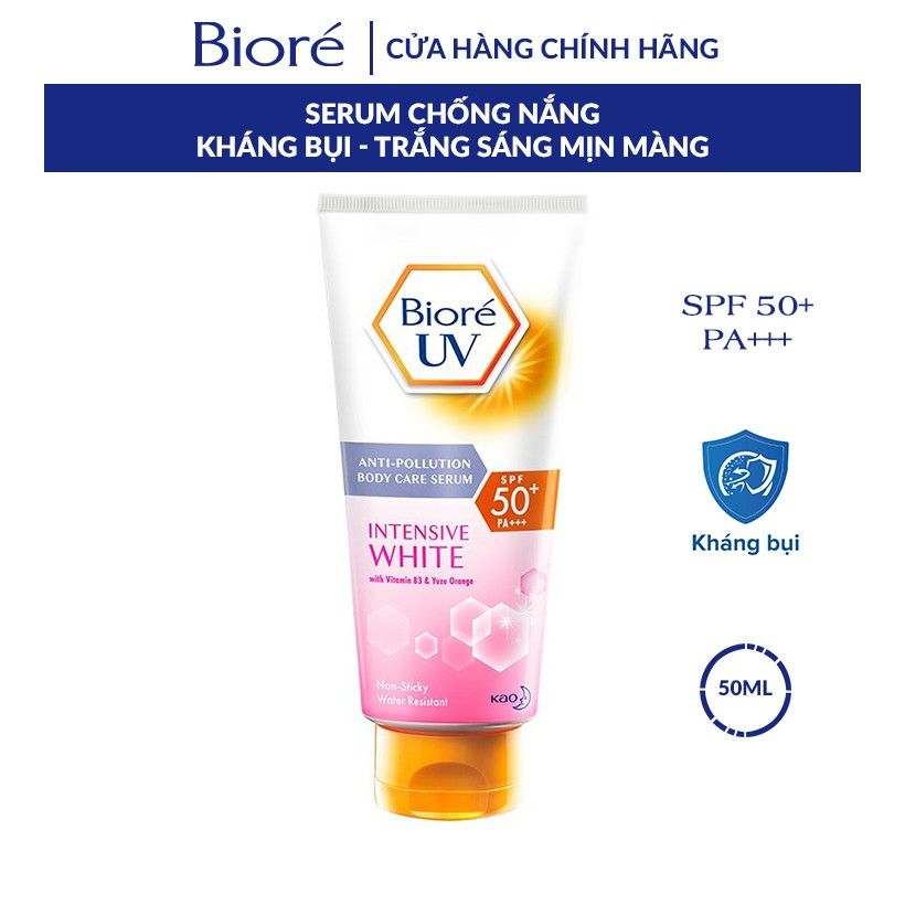 Serum Chống Nắng Dưỡng Thể Bioré - Trắng Sáng Mịn Màng 150ml