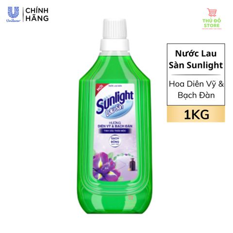 SUNLIGHT Nước lau sàn Tinh Dầu Thảo Mộc Hương Diên Vỹ Bạch Đàn