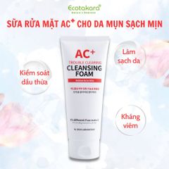 Sữa rửa mặt cho da mụn - AC+ TROUBLE CLEARING CLEANSING FORM (150ml)