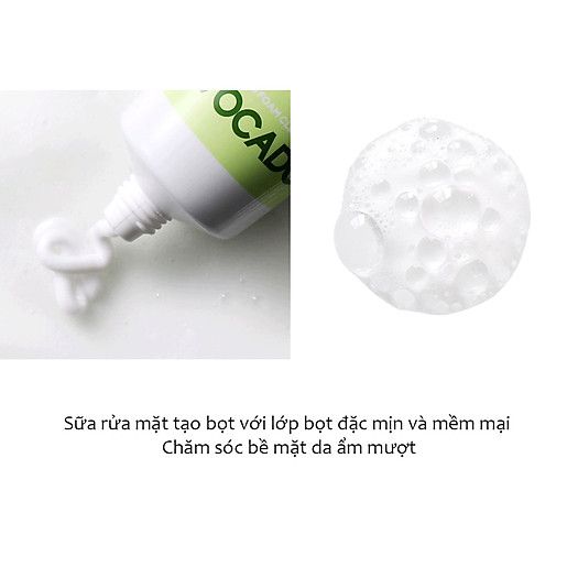Sữa rửa mặt tạo bọt Lành tính, Sạch thoáng cho da nhạy cảm Tenzero Balancing Foarm Cleanser Avocado 100ml