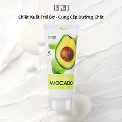 Sữa rửa mặt tạo bọt Lành tính, Sạch thoáng cho da nhạy cảm Tenzero Balancing Foarm Cleanser Avocado 100ml