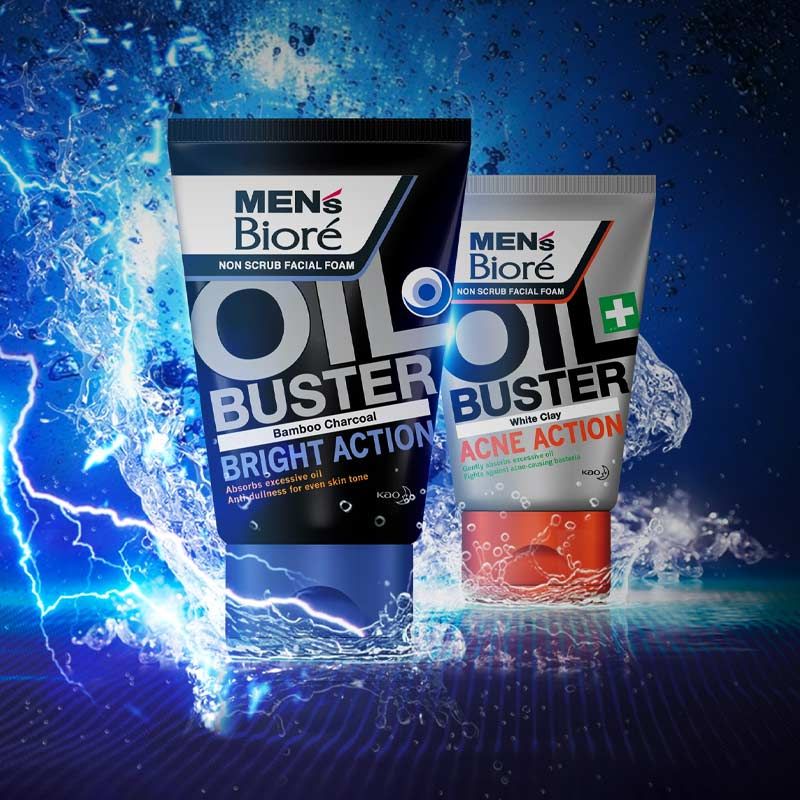 Sữa Rửa Mặt Bioré Cho Nam Sạch Nhờn Sáng Da 100g