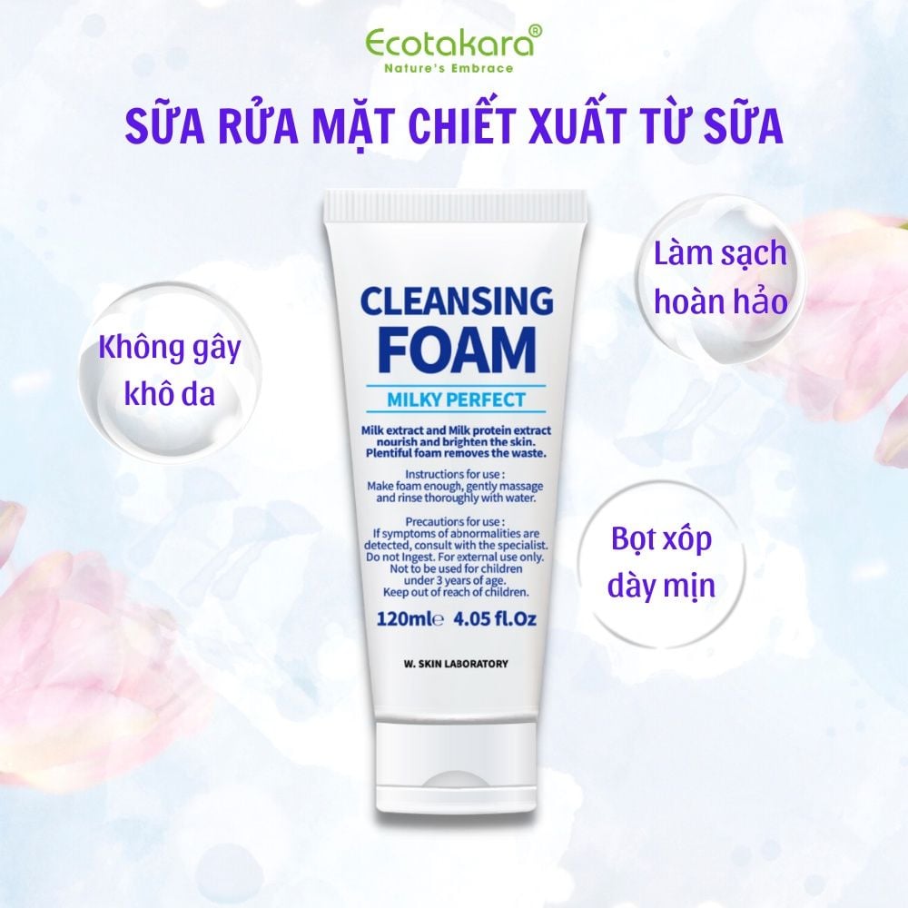 Bọt sữa rửa mặt sạch hoàn hảo MILKY PERFECT CELANSING FOAM (120ml)