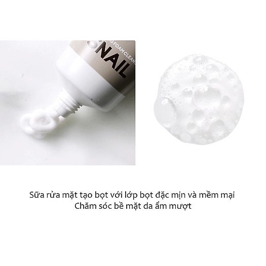 Sữa rửa mặt tạo bọt Làm Mềm Da Tenzero Balancing Foam Cleanser Snail 100ml