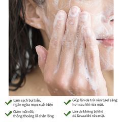 Sữa rửa mặt tạo bọt Tràm Trà Lành tính, Sạch mụn Tenzero Balancing Foam Cleanser Green Tree 100ml