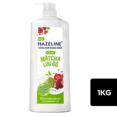 HAZELINE Sữa Tắm Sạch Mụn Rạng Ngời Matcha Lựu Đỏ(Xanh)