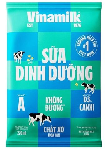 Sữa Dinh Dưỡng không đường Vinamilk F220ml