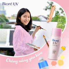 Sữa Chống Nắng Bioré Sáng Hồng Tự Nhiên SPF50+/PA+++ 30ml